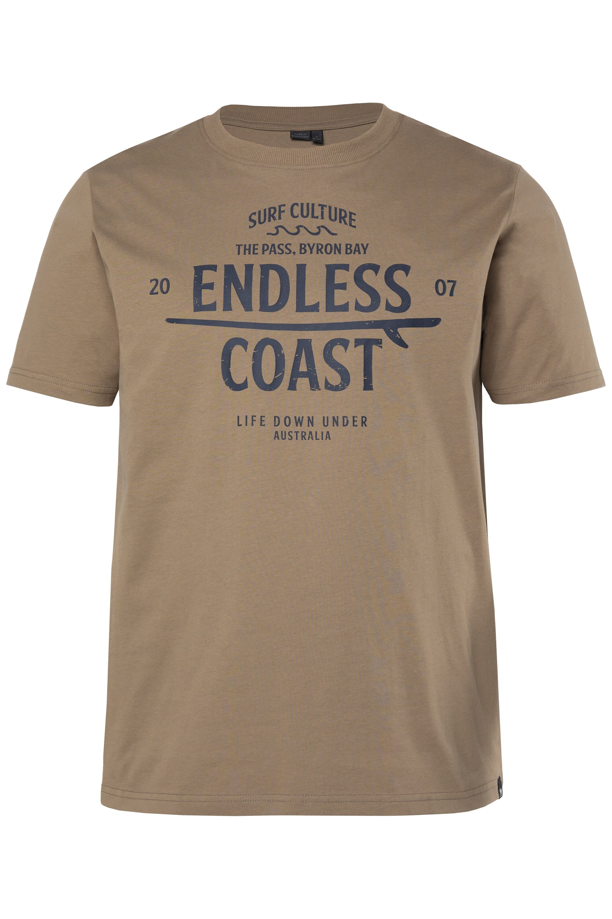 Men Plus Shirt in L in Navy / Brown, Item view