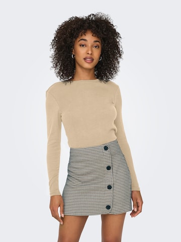 Maglietta 'ONLRiley' di ONLY in beige: frontale