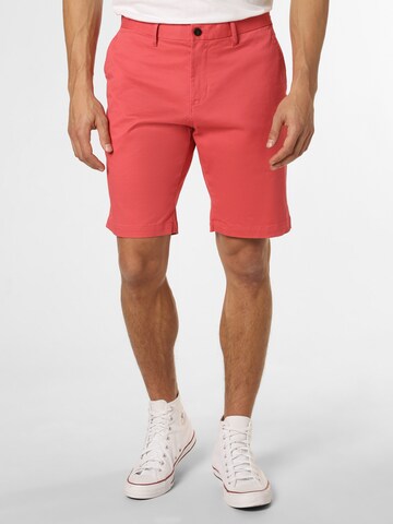 TOMMY HILFIGER Regular Chino Pants 'Harlem' in Red: front