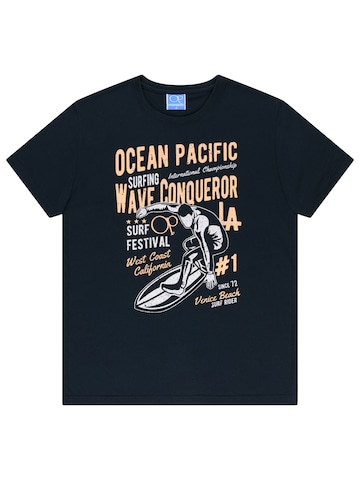 Ocean Pacific Bluser & t-shirts 'Gnarly' i blå: forside