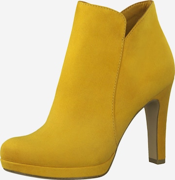 Bottines Tamaris en jaune : devant