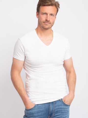 alan red Shirt 'Dean' in White: front