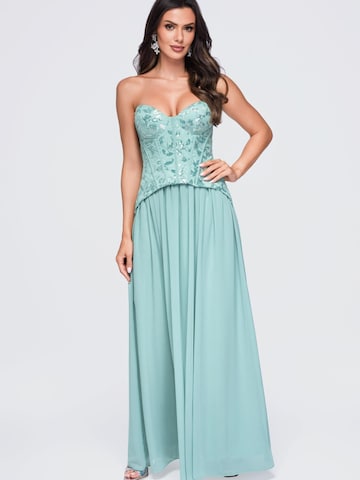 Ombre Abendkleid‌‌ in Grün