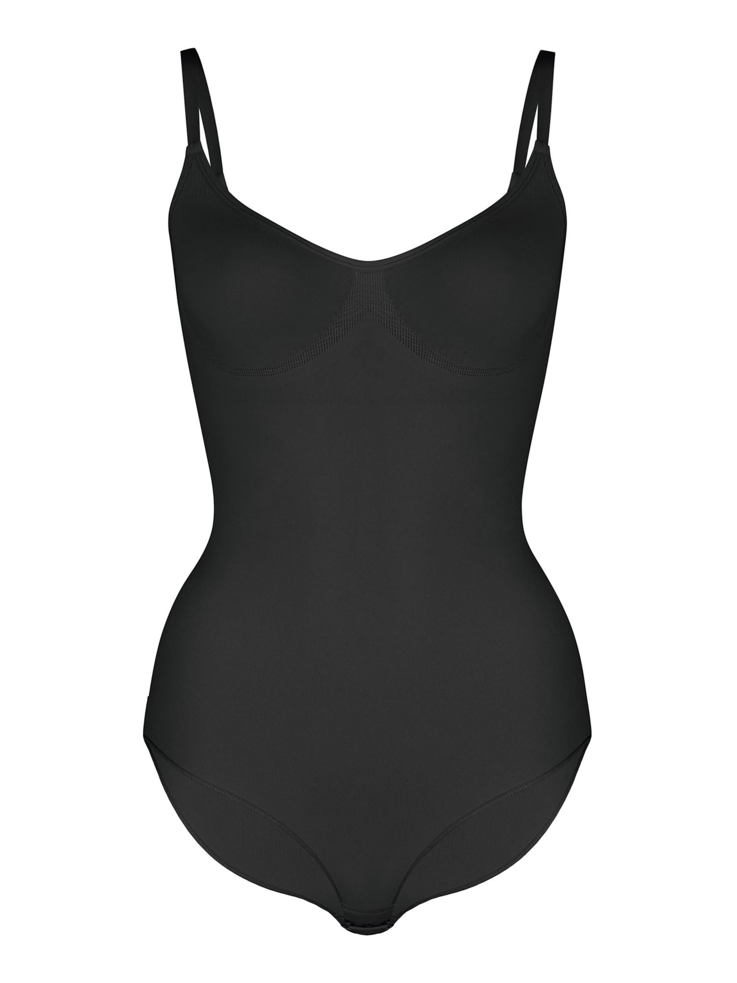 Nur Die - Body ' Sculpt Suit Shapewear ' en negro: frente