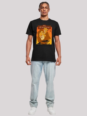 F4NT4STIC T-Shirt 'Disney König der Löwen Simba und Mufasa' in Schwarz