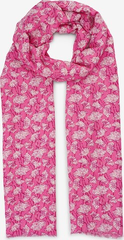 Emma & Kelly Scarf 'CLOVER' in Pink: front
