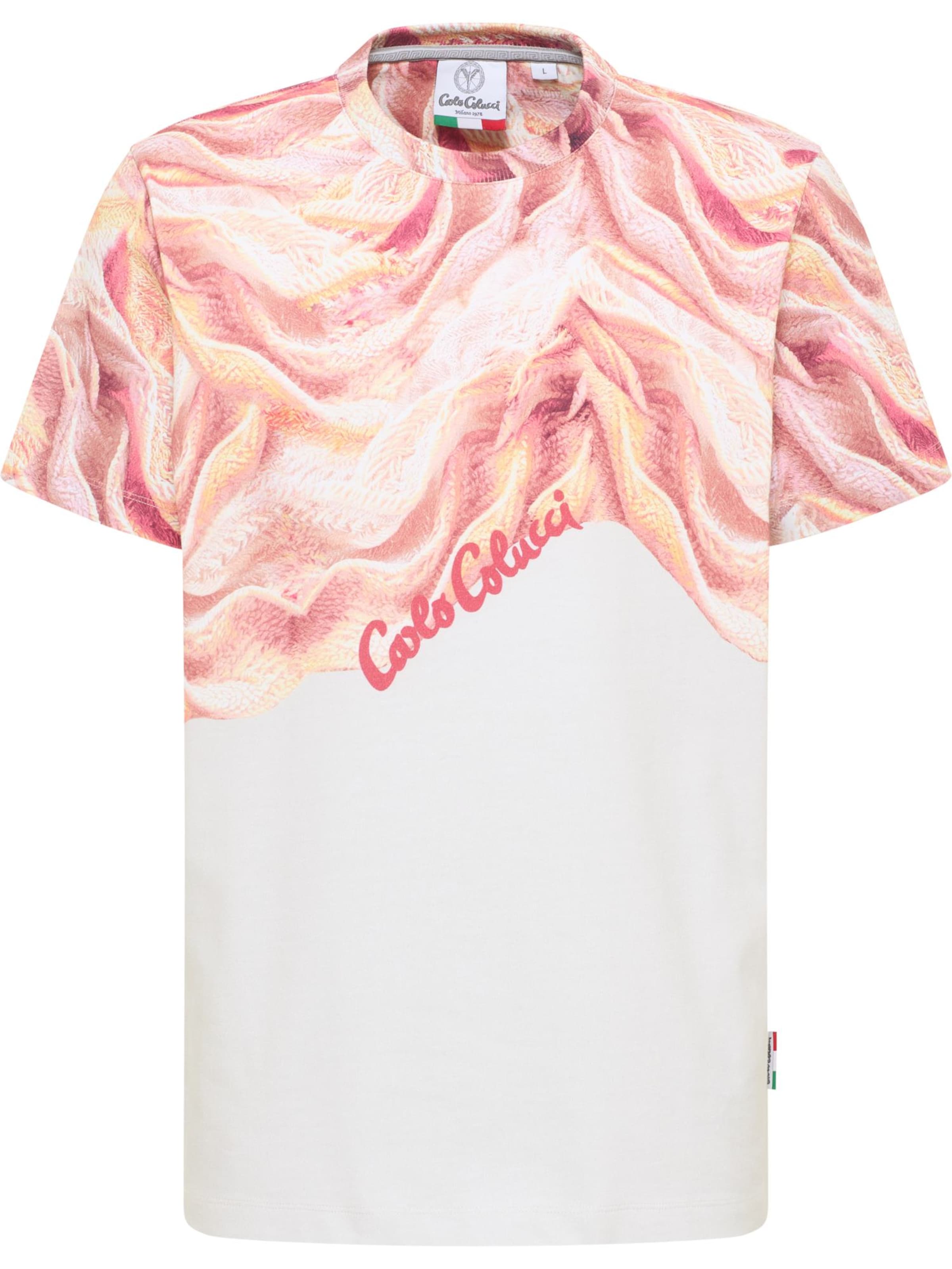 Carlo Colucci Shirt 'Donquerque' in Orange: front