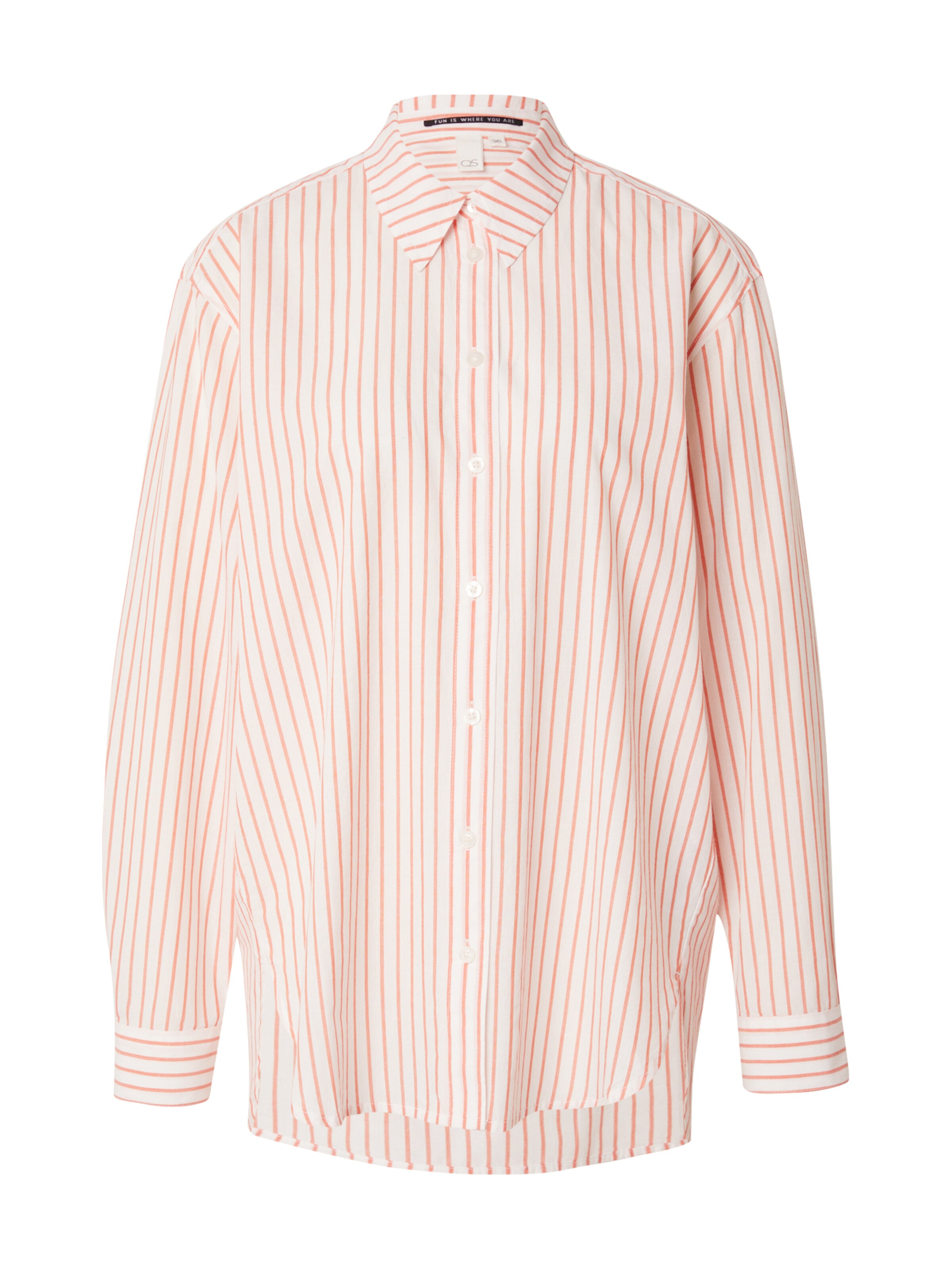 QS Blouse in Oranje: voorkant