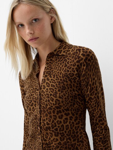 Giacca di felpa di Bershka in marrone