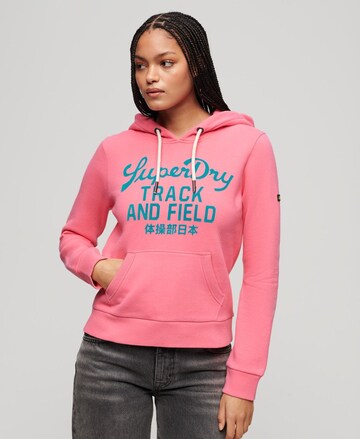 Superdry Sweatshirt in Pink: predná strana