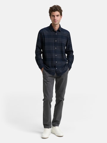 Coupe regular Chemise TOM TAILOR en bleu