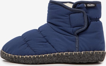 Pantoufle 'Boot Road' Nuvola. en bleu : devant