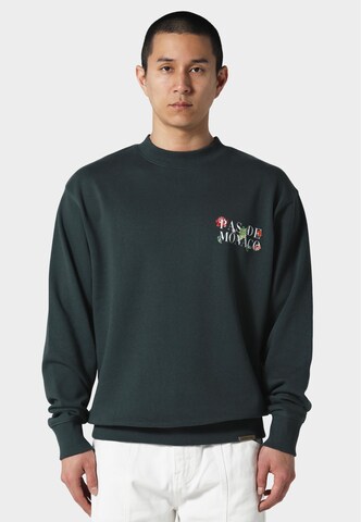 Pas De Monaco Sweatshirt 'FLORALE' in Grün: Vorderseite