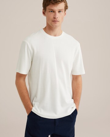 Tricou de la WE Fashion pe alb: față
