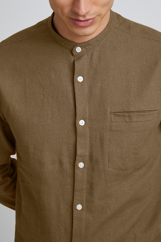 11 Project Regular fit Button Up Shirt 'Chuko' in Brown