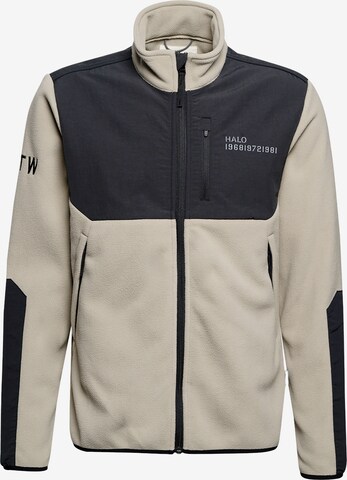 HALO Fleecejacke in Beige: Vorderseite