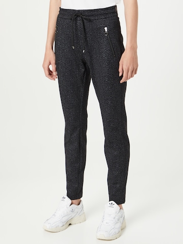 MAC Slimfit Broek 'Easy' in Zwart: voorkant