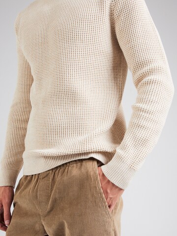 JACK & JONES Sweter 'JPRCCVIGGO' w kolorze beżowy
