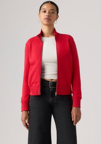 LEVI'S ® Sweatjacke in Rot: Vorderseite