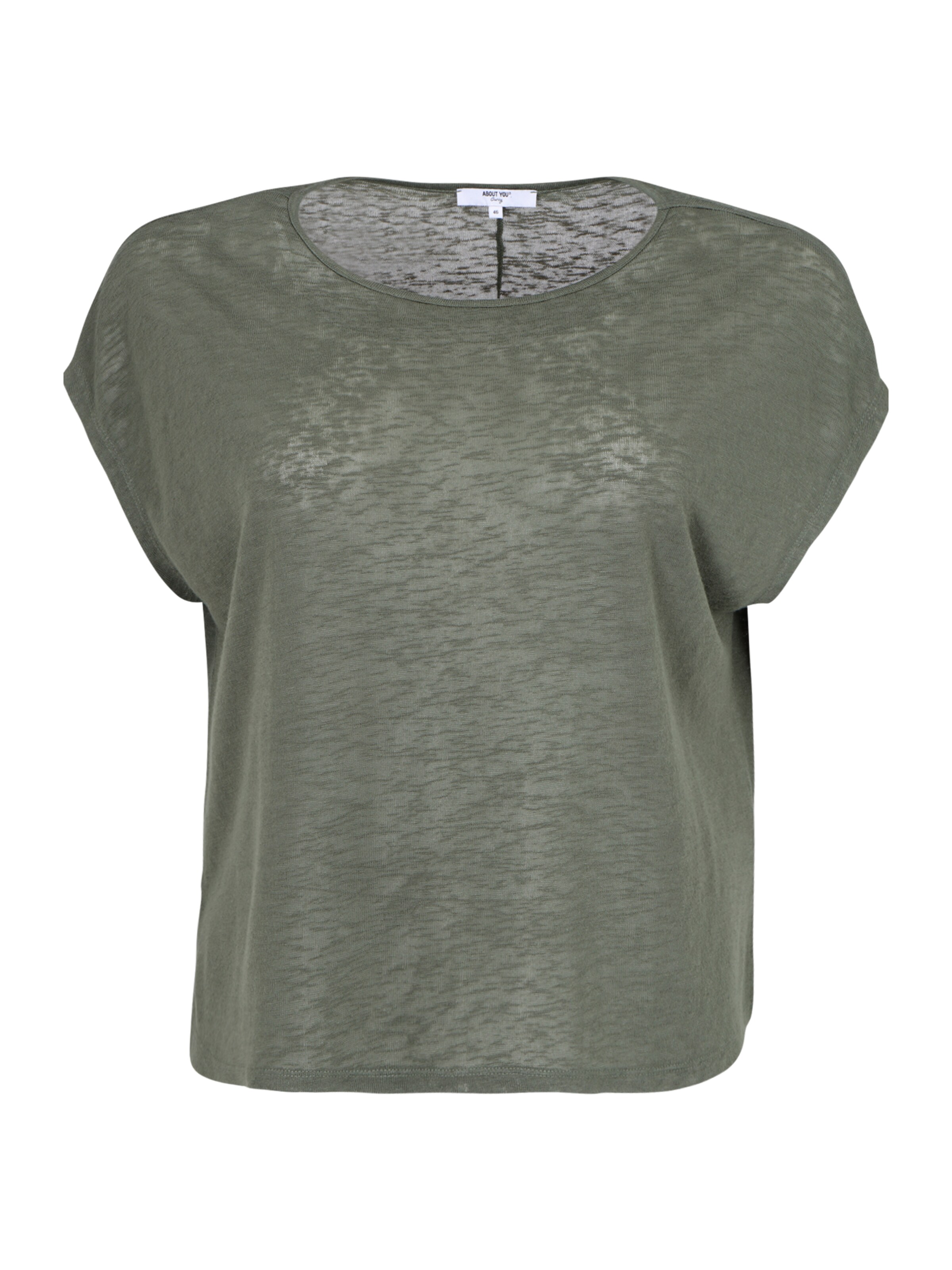 ABOUT YOU Curvy Póló 'Ester' - zöld: elől