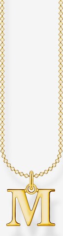 Thomas Sabo Necklace 'M' in Gold: front