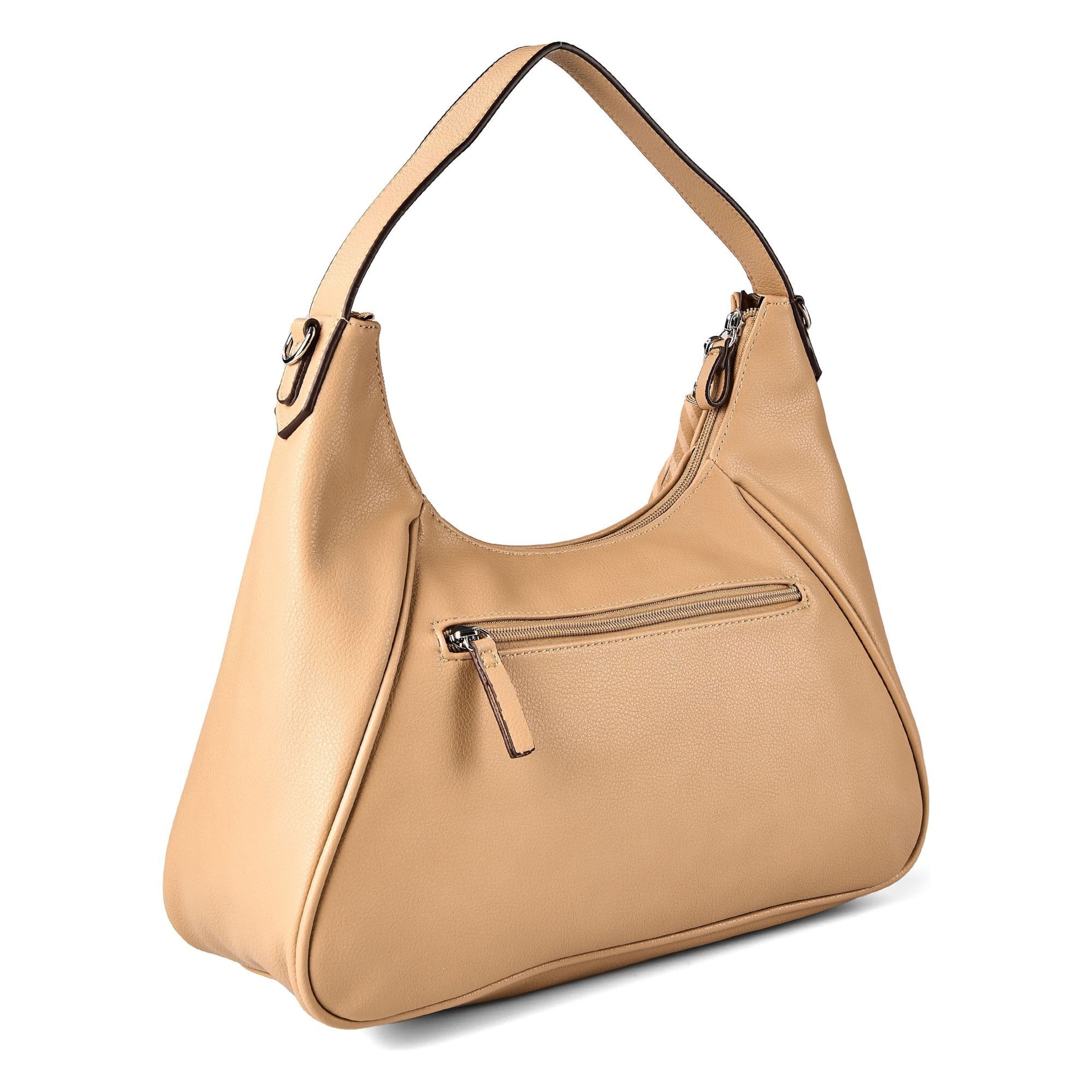 TOM TAILOR DENIM Schoudertas 'Abella' in Bruin