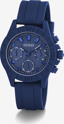 GUESS Uhr 'Sportstar' in Blau: Vorderseite