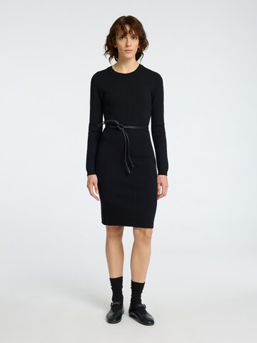 Robes en maille SELECTED FEMME en noir