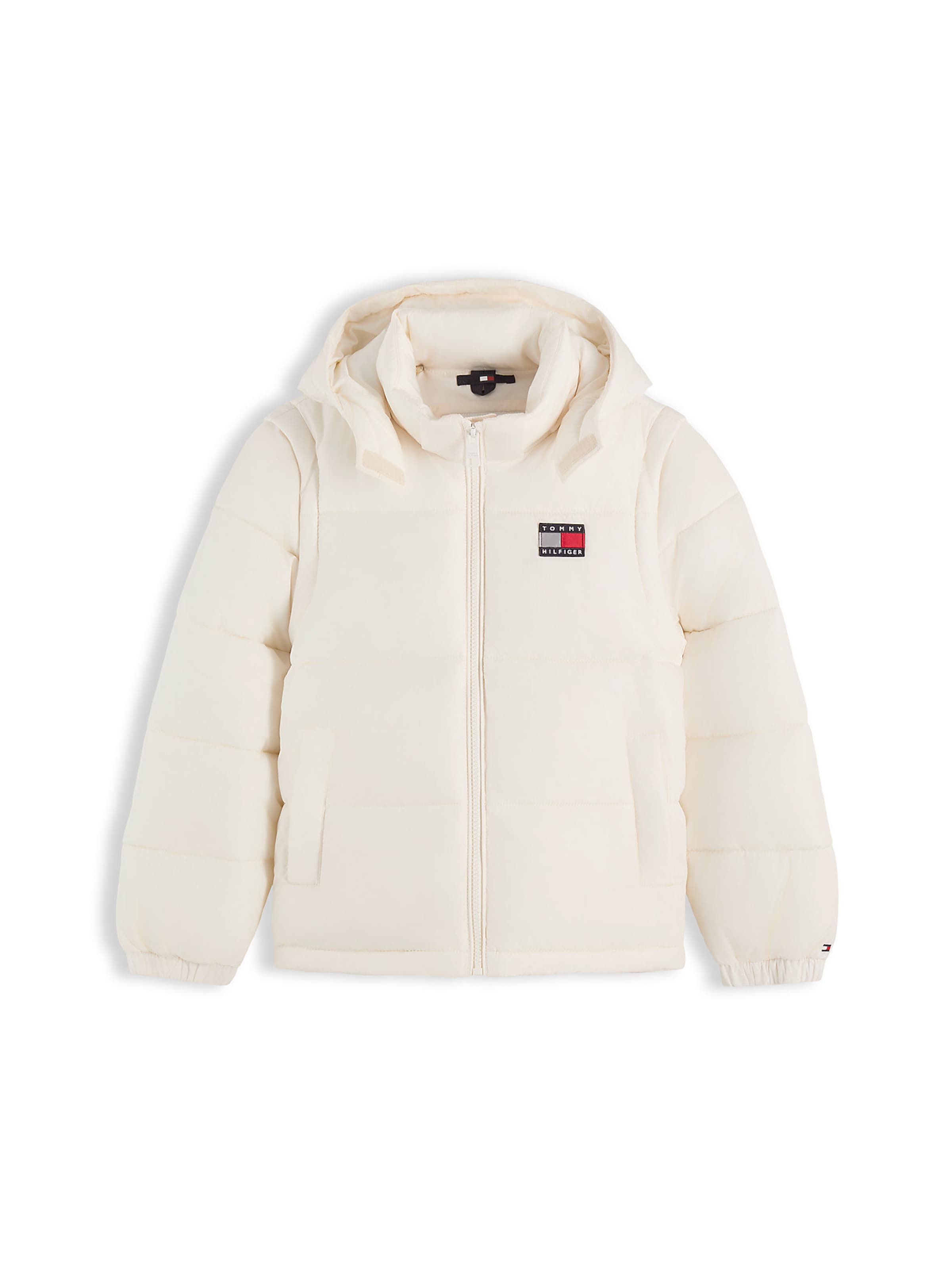 TOMMY HILFIGER Jacke 'Heritage' in Weiß: Vorderseite