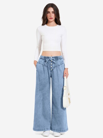 Imily Bela Wide leg Τζιν σε μπλε