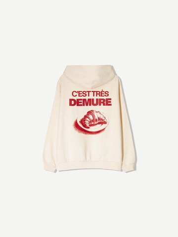 Bershka Sweatshirt i beige