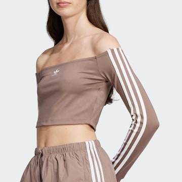 ADIDAS ORIGINALS Shirt 'Adicolor' in Braun