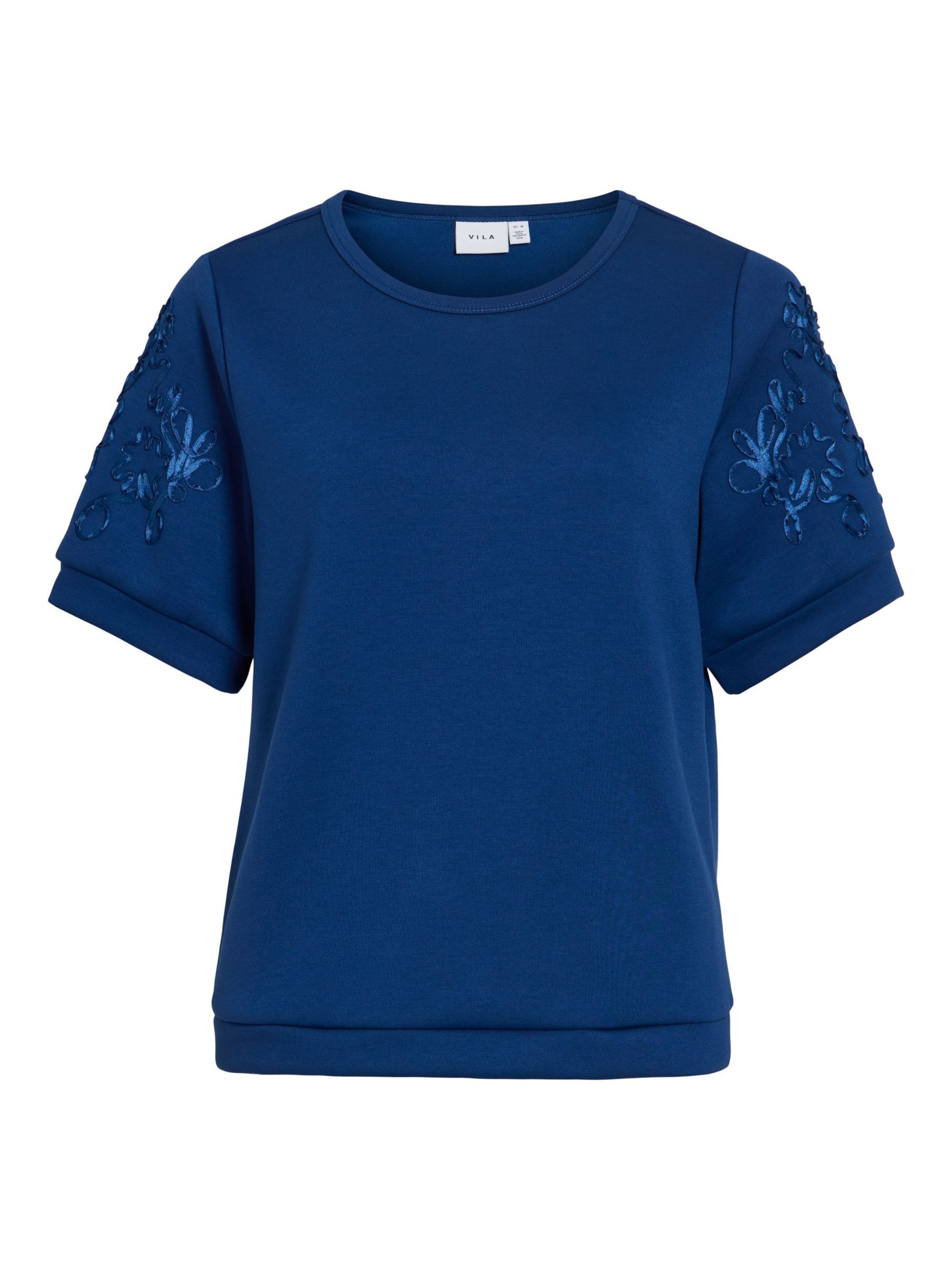 VILA Sweatshirt 'VISiffi' i blå: forside
