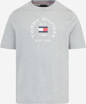 T-Shirt Tommy Hilfiger Big & Tall en gris : devant