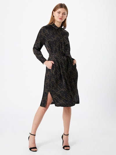 Rochie tip bluză 'Ferlin' SECOND FEMALE pe oliv / negru, Vizualizare model
