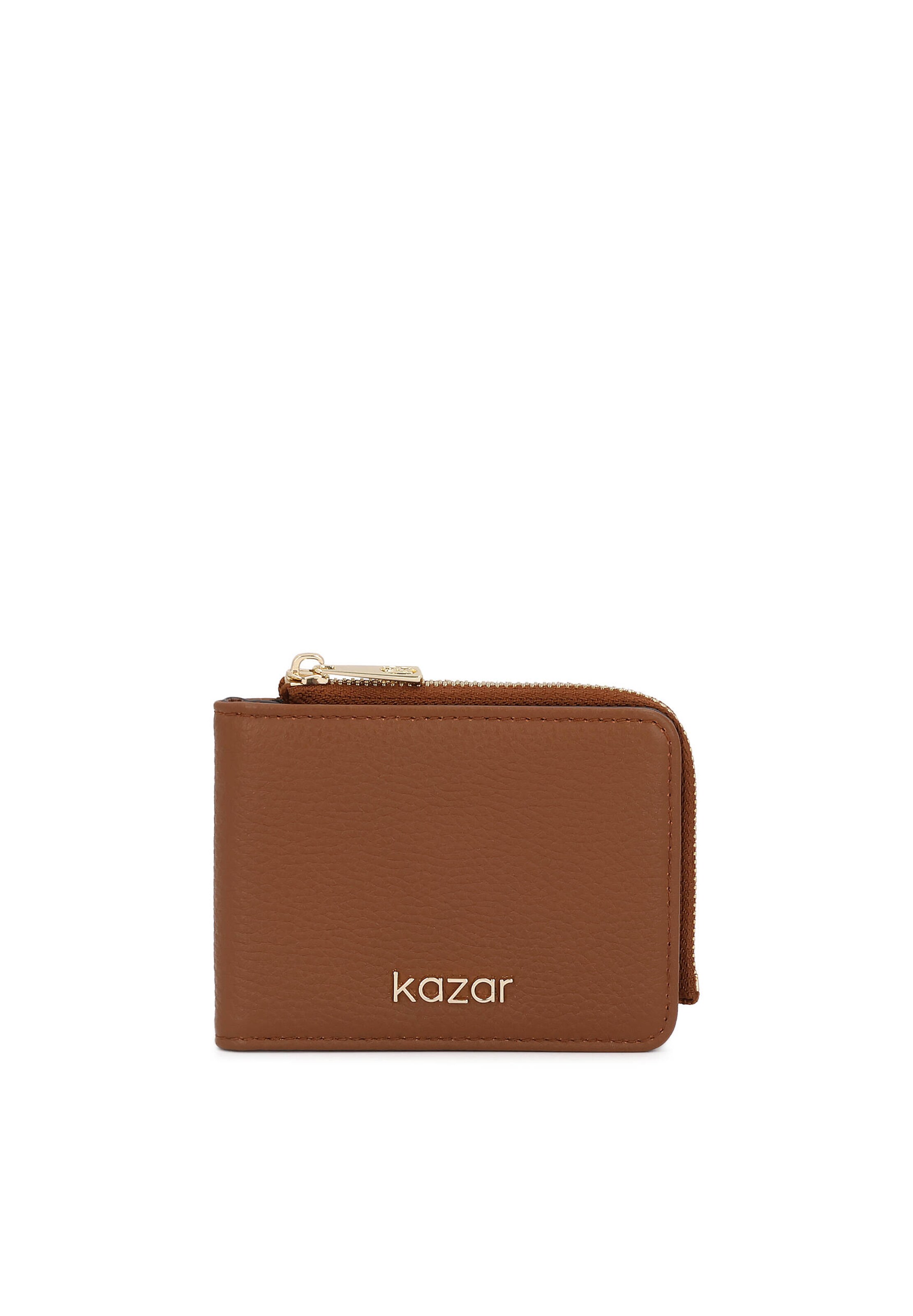 Kazar Wallet in Brown: front