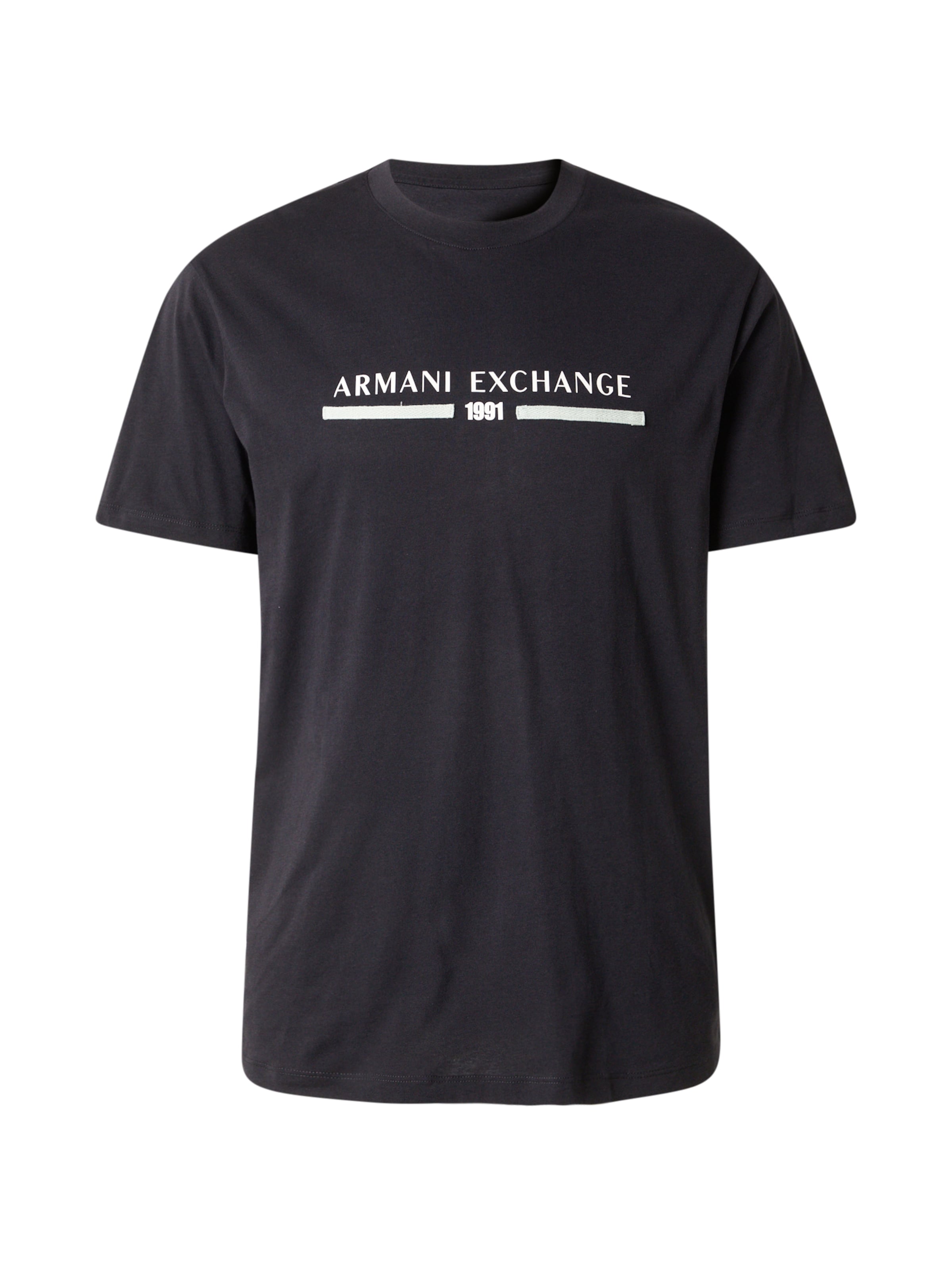 ARMANI EXCHANGE T-shirt i blå: framsida