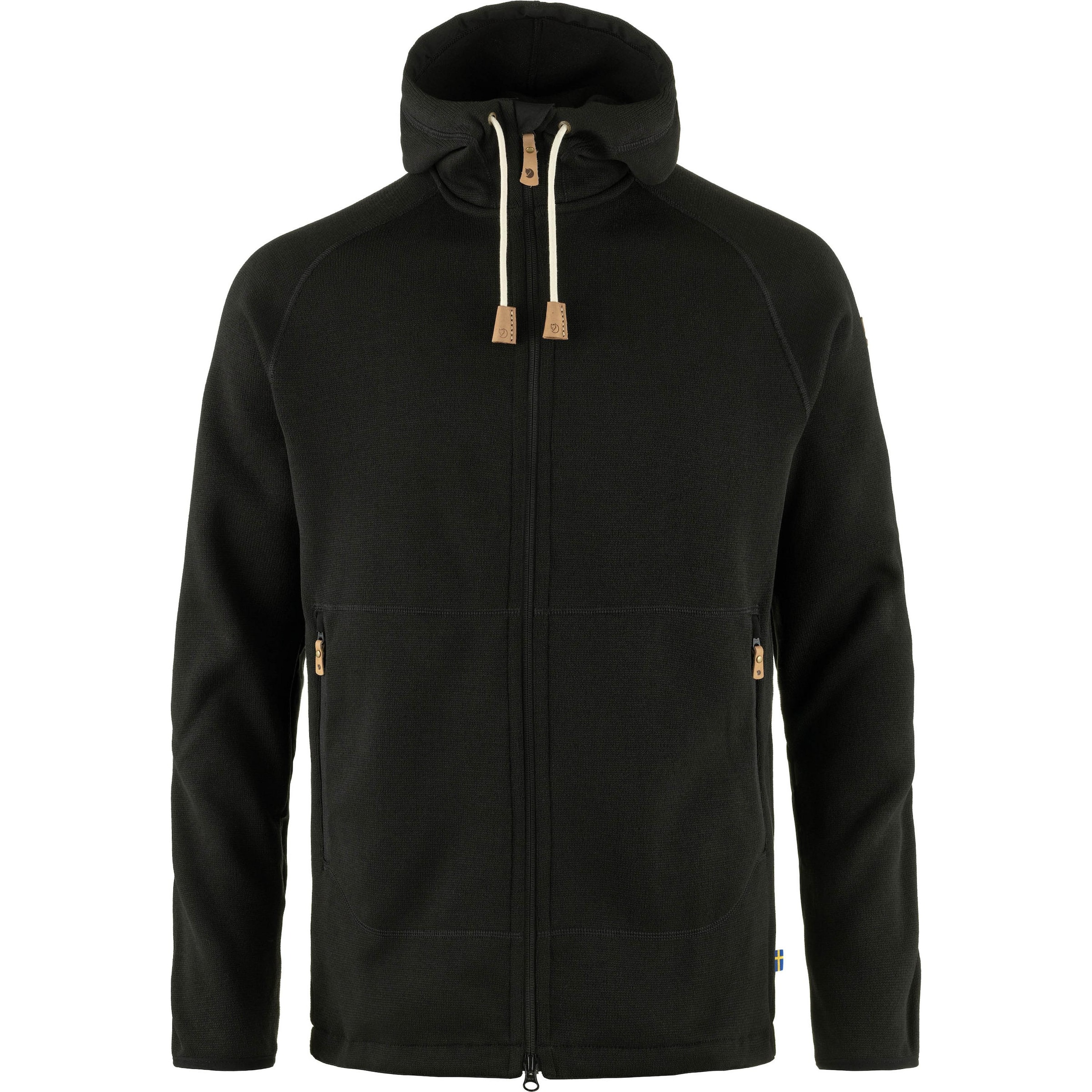 Fjällräven Fleece Jacket 'Övik' in Black: front
