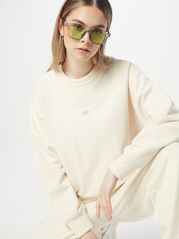 new balance Sweatshirt in Beige