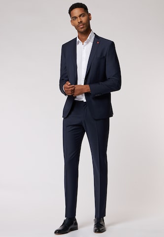 ROY ROBSON Slimfit Hosenanzug Anzug, Kariert, Extra Slim Fit in Blau: predná strana