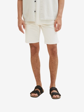 TOM TAILOR Regular Shorts in Beige: predná strana