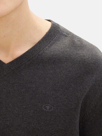 TOM TAILOR Sweater in Black