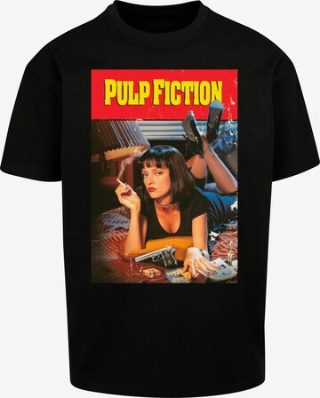 Merchcode Shirt 'Pulp Fiction Poster' in Zwart: voorkant