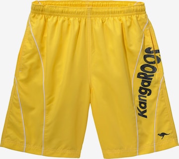 KangaROOS Board Shorts in Yellow: front