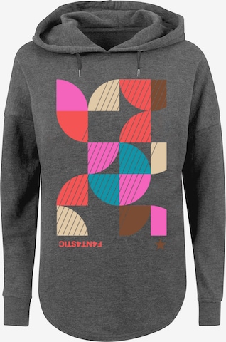 F4NT4STIC Sweatshirt in Grey: front