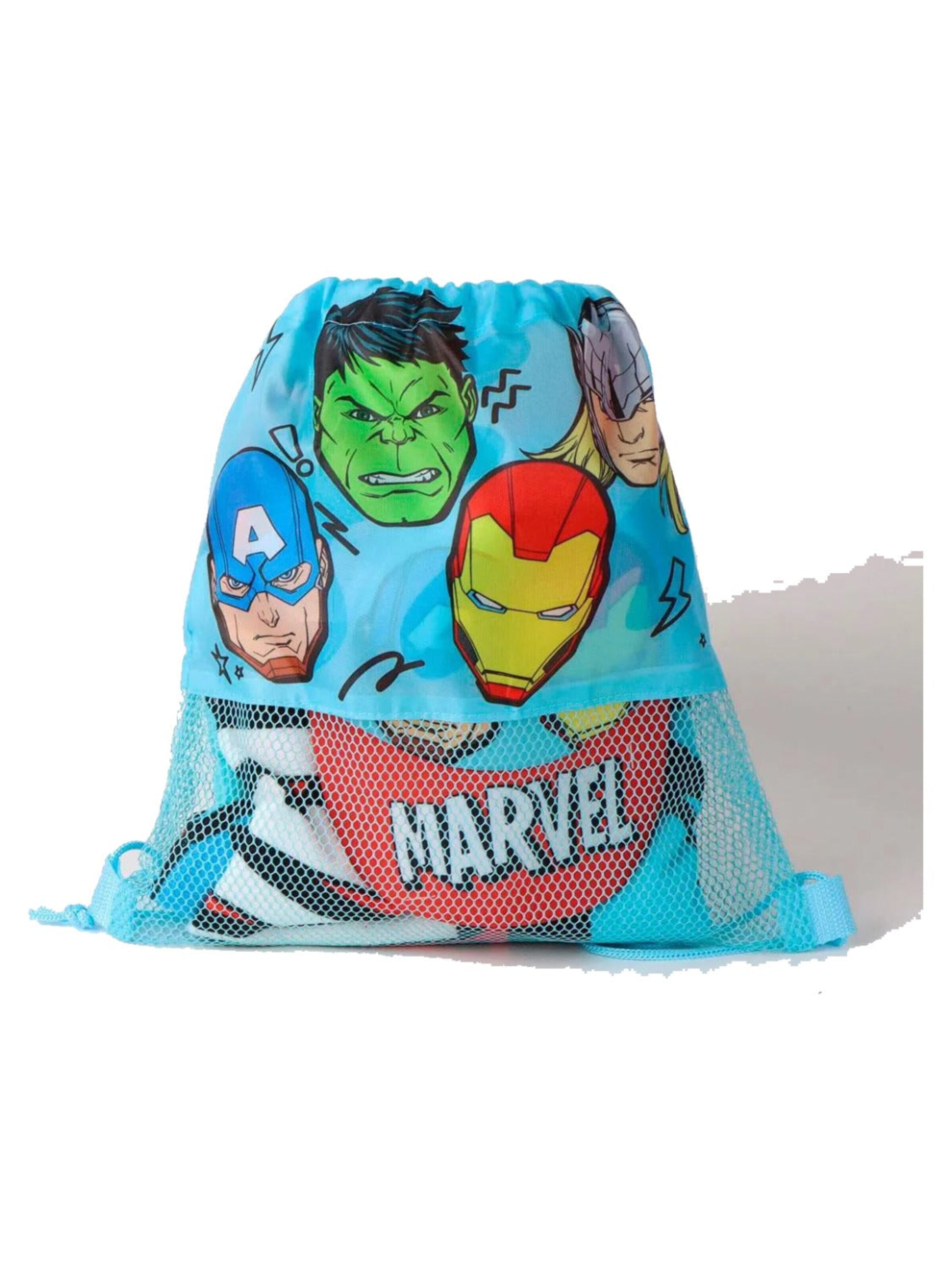Marvel Avengers Set 'Marvel Avengers Strandlaken Zwemtas en Pet' in Gemengde kleuren