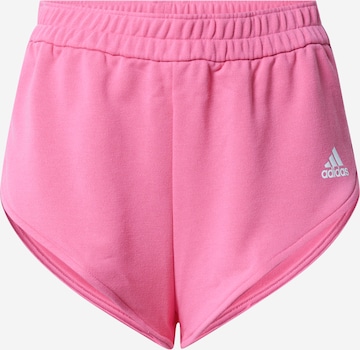 ADIDAS SPORTSWEAR Regular Workout Pants 'Hyperglam Mini' in Pink: front