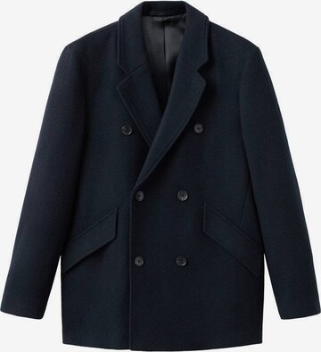 MANGO MAN Between-Seasons Coat 'Dave' in Blue: front