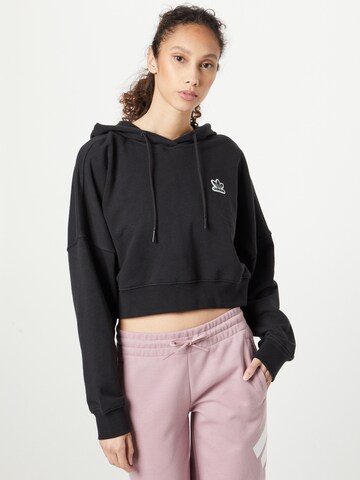 ADIDAS ORIGINALS Sweatshirt in Black: front