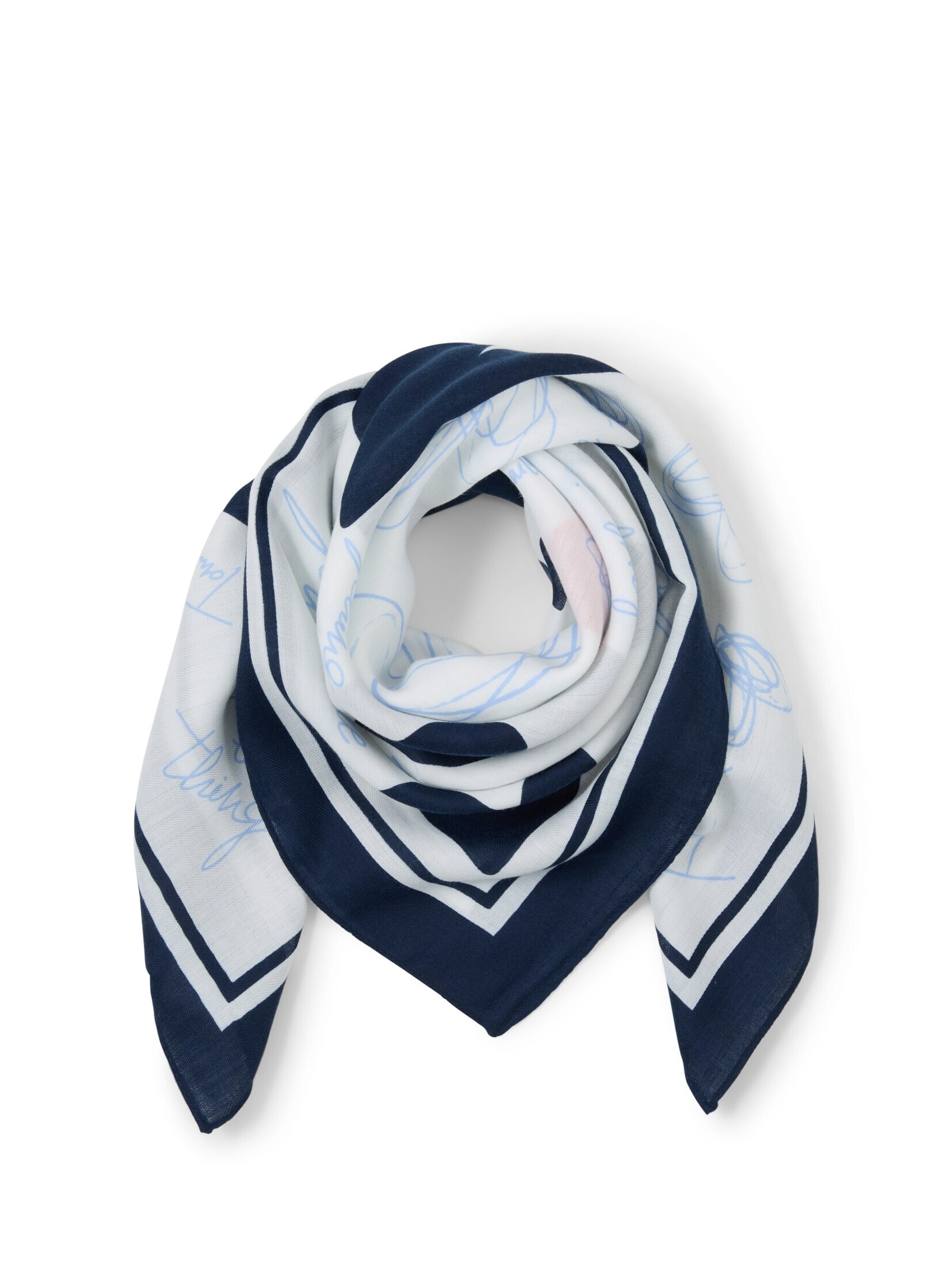 TOM TAILOR Shawl in Blue: front